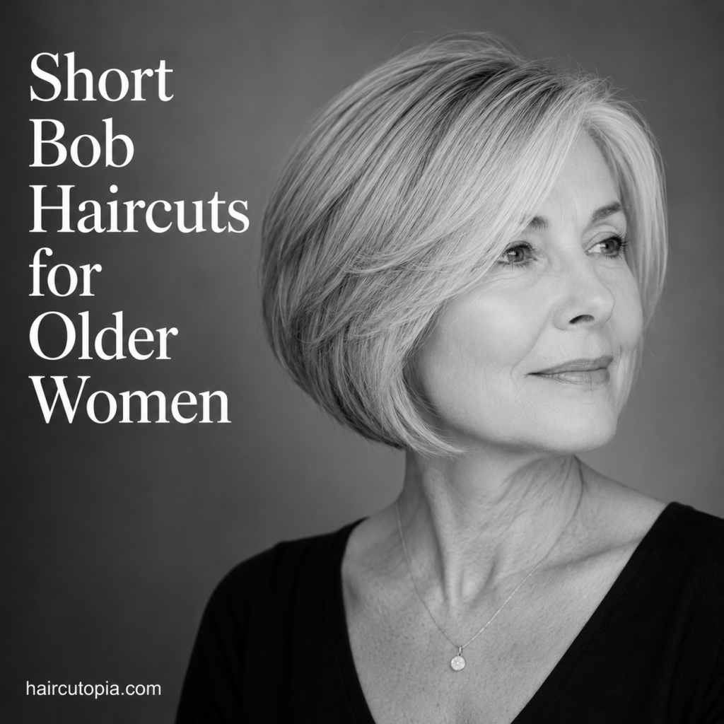 Short Bob Haircuts for Older Women: Timeless Styles That Are Elegant, Easy, and Flattering
