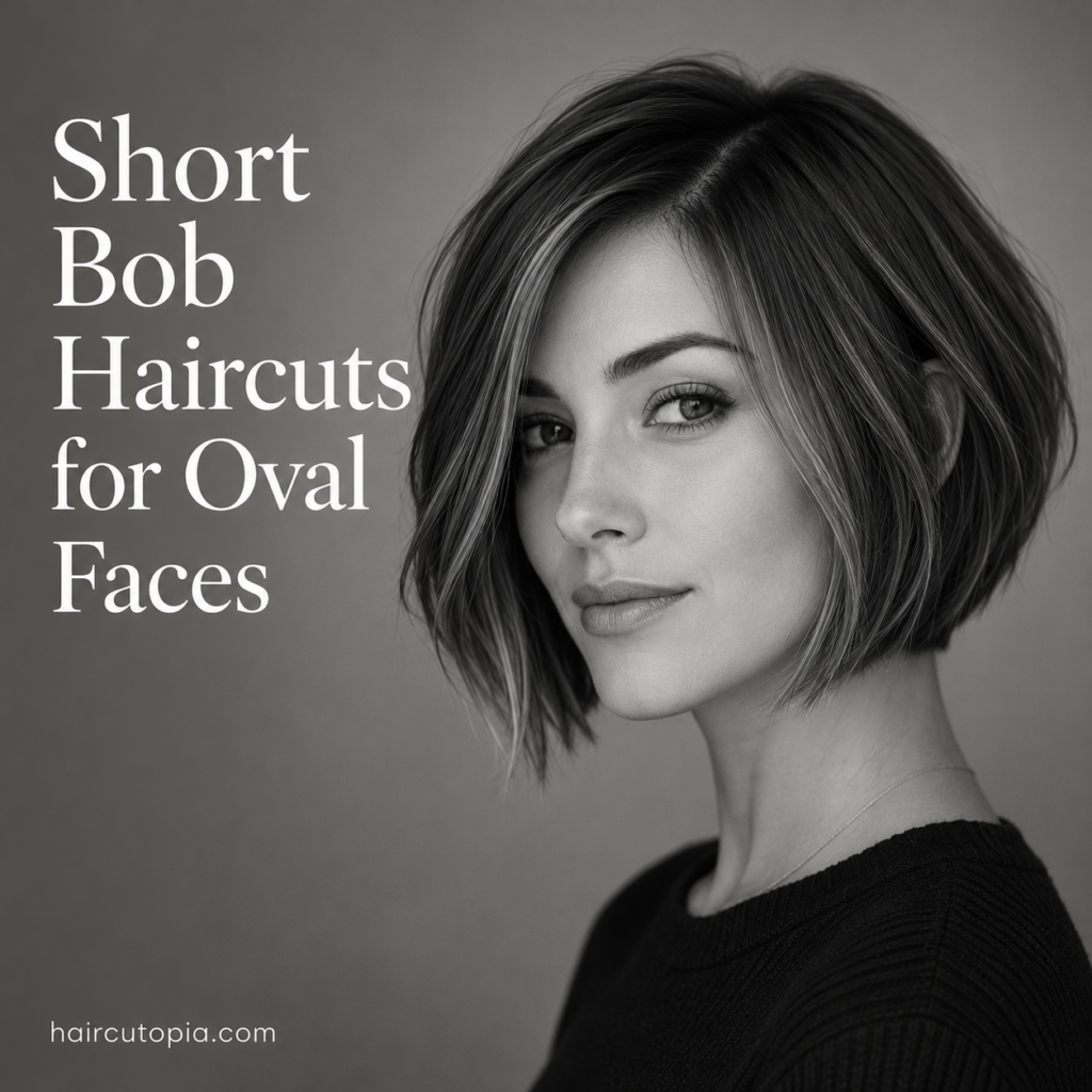 Short Bob Haircuts for Oval Faces: 25 Stylish Cuts That Complement Your Features