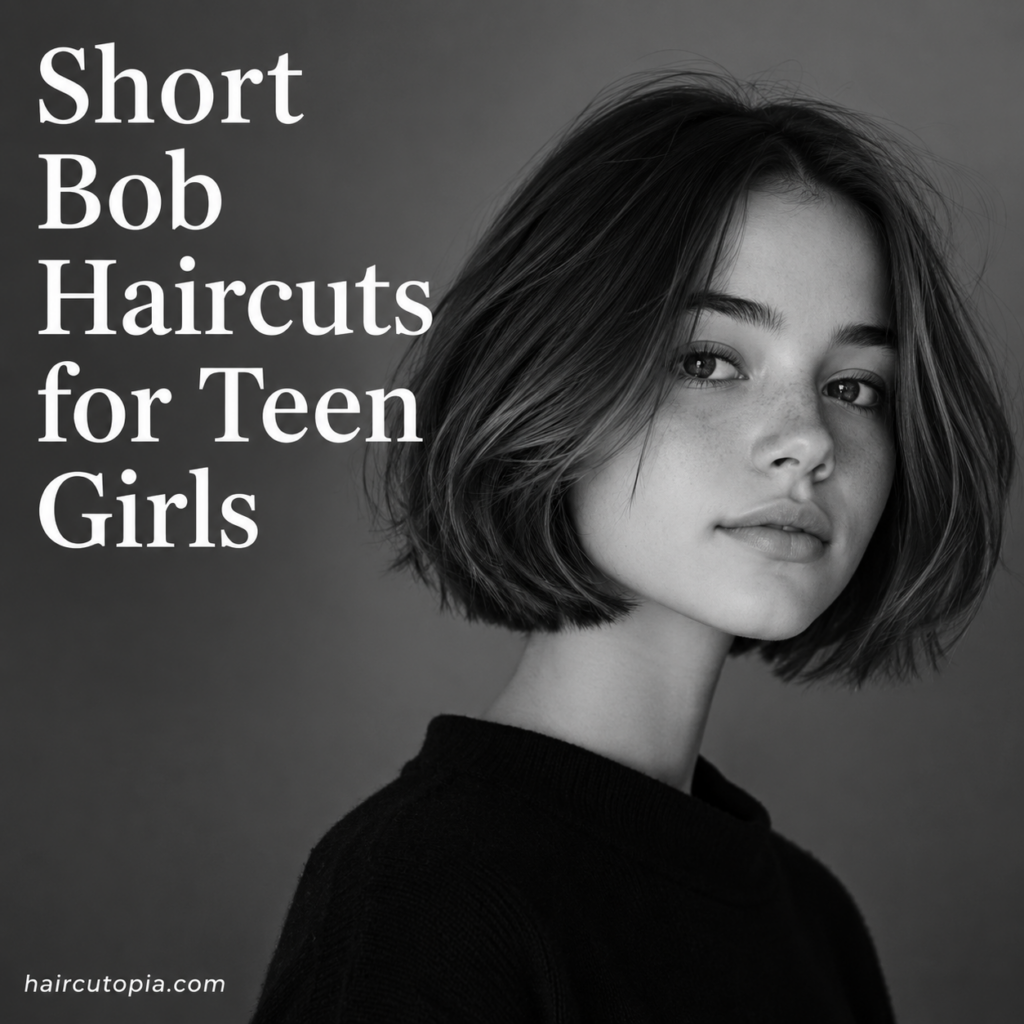 Short Bob Haircuts for Teen Girls: 25 Cute, Trendy, and Easy Styles