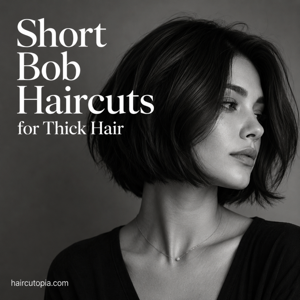 Short Bob Haircuts for Thick Hair: 25 Chic Styles That Add Shape Without the Bulk