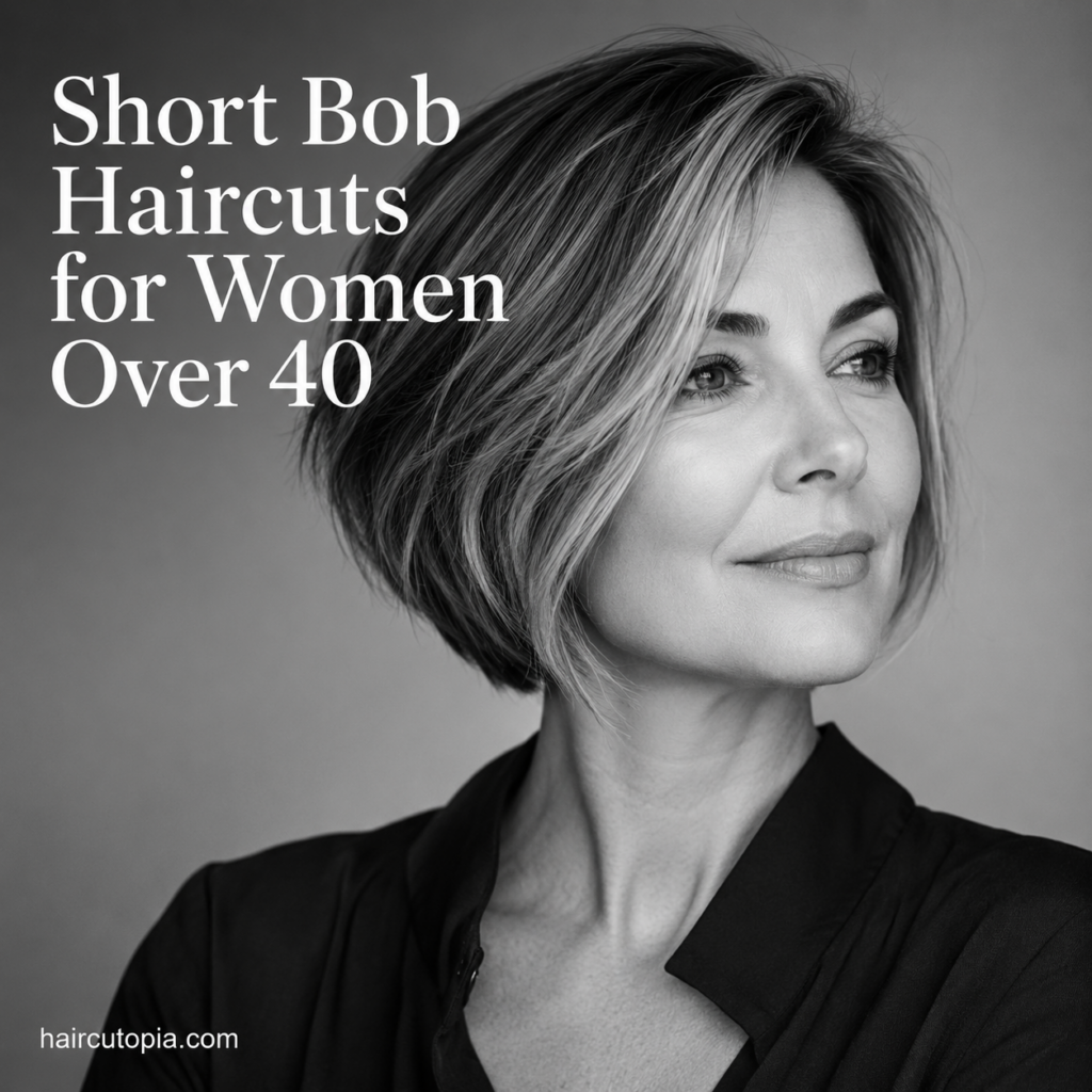 Short Bob Haircuts for Women Over 40: Timeless Styles That Look Modern
