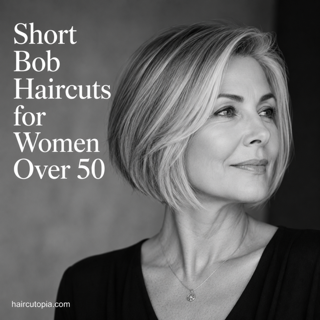 Short Bob Haircuts for Women Over 50: Timeless, Flattering Styles That Never Go Out of Fashion