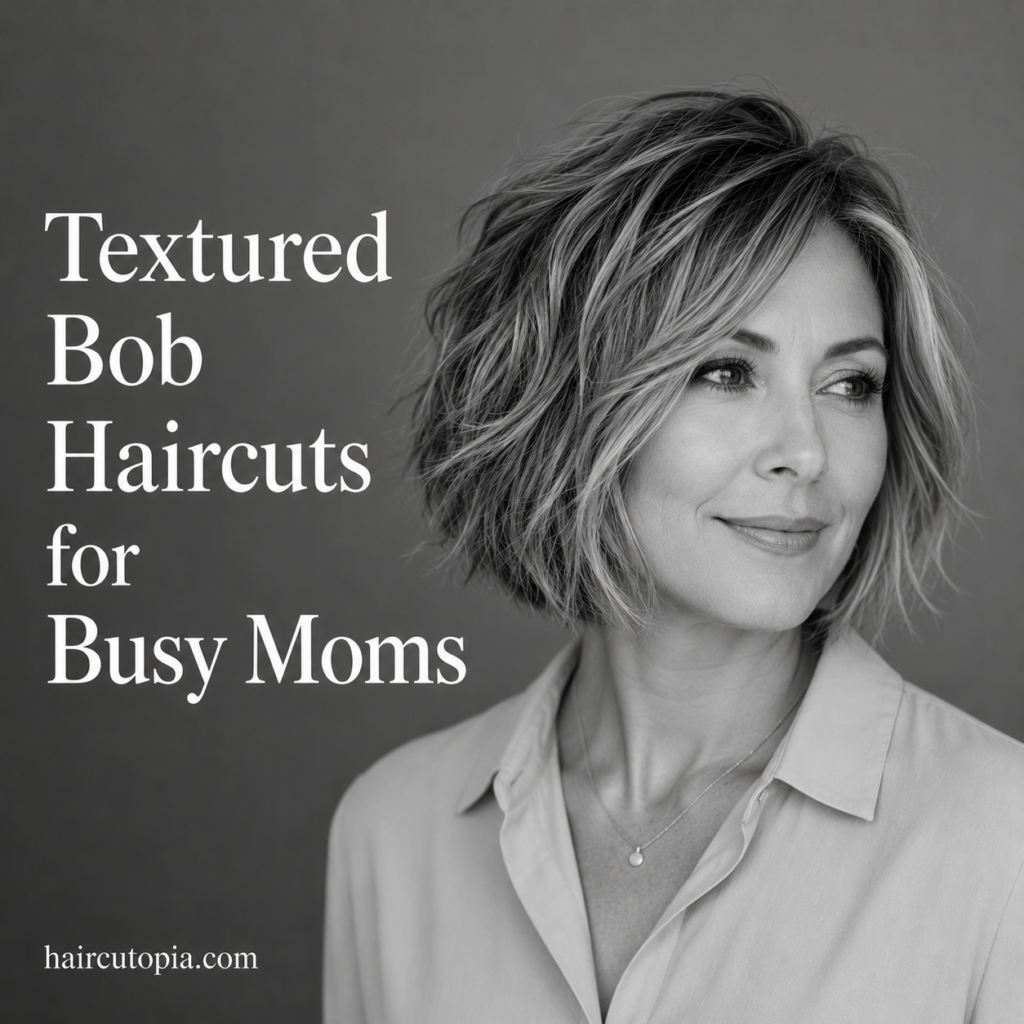 Textured Bob Haircuts for Busy Moms: 25 Chic, Low-Maintenance Styles You’ll Love