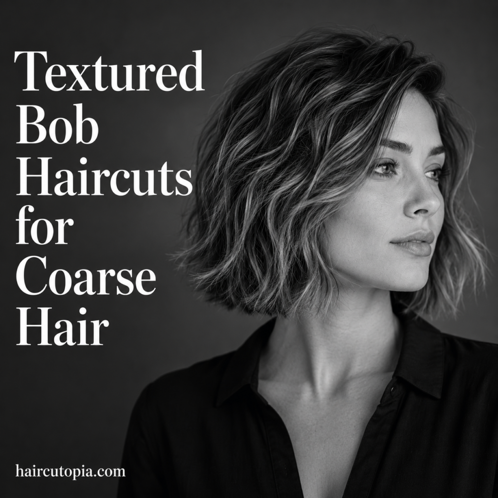 Textured Bob Haircuts for Coarse Hair: 25 Stylish Cuts That Add Shape and Control
