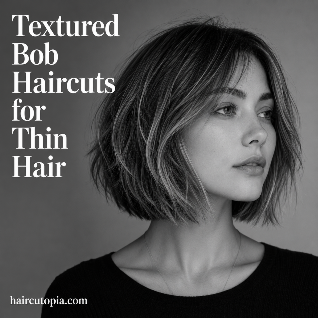 Textured Bob Haircuts for Thin Hair: 25 Flattering Styles That Add Volume and Movement