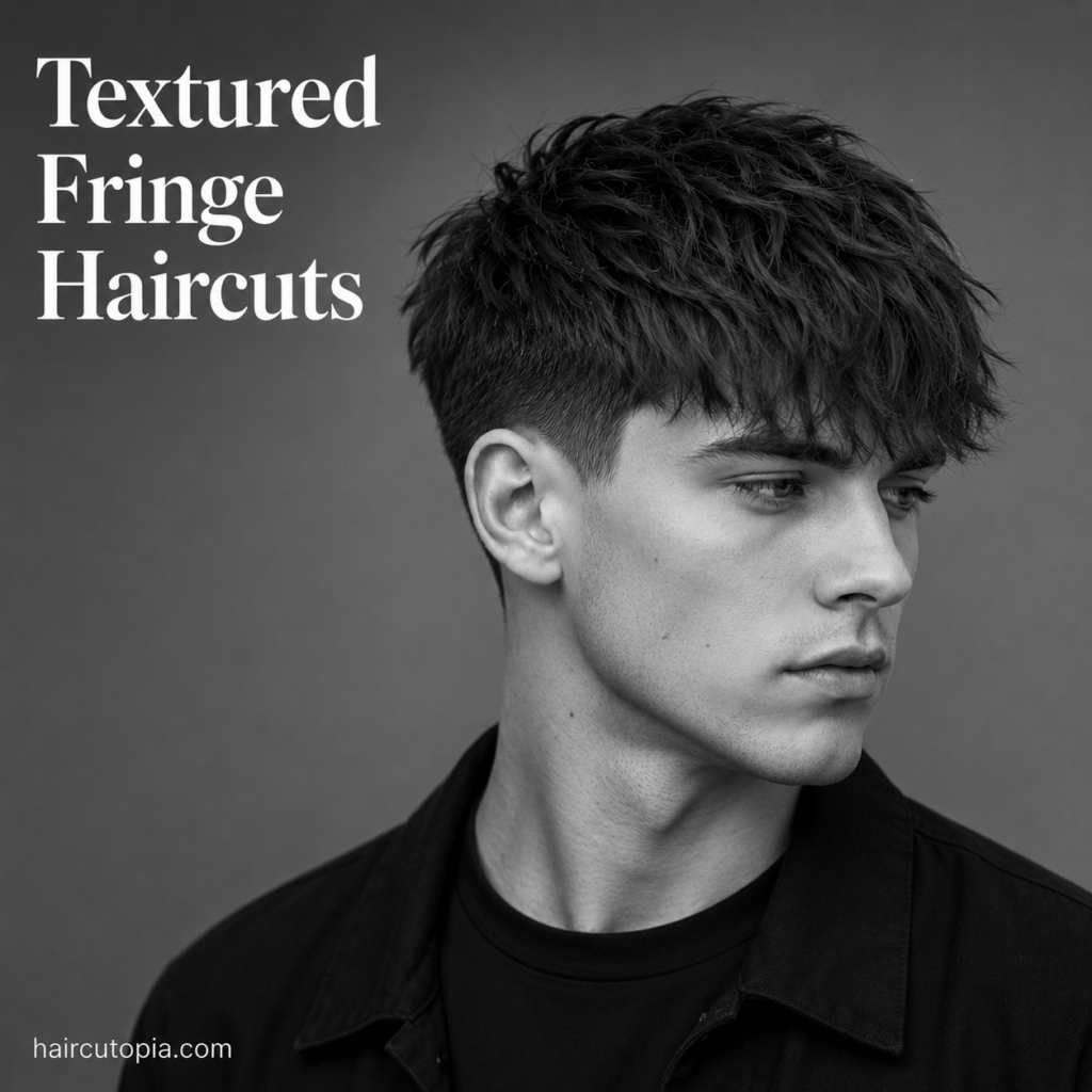 Textured Fringe Haircuts: 25 Modern Men’s Styles Full of Movement and Style