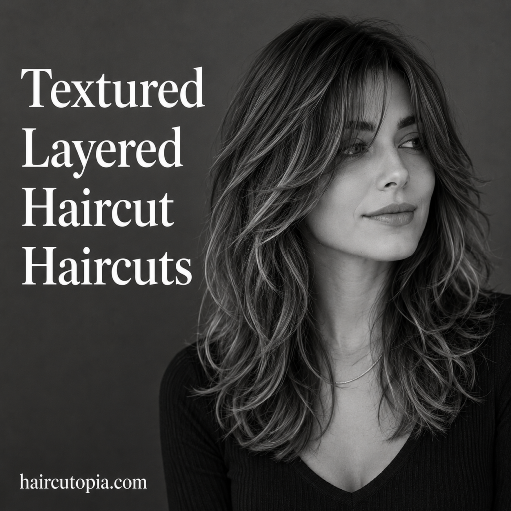 Textured Layered Haircut Haircuts: 25 Modern Styles Full of Volume and Movement