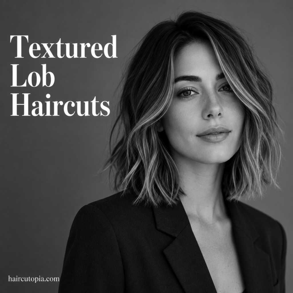 Textured Lob Haircuts: 25 Modern Styles Full of Movement and Volume