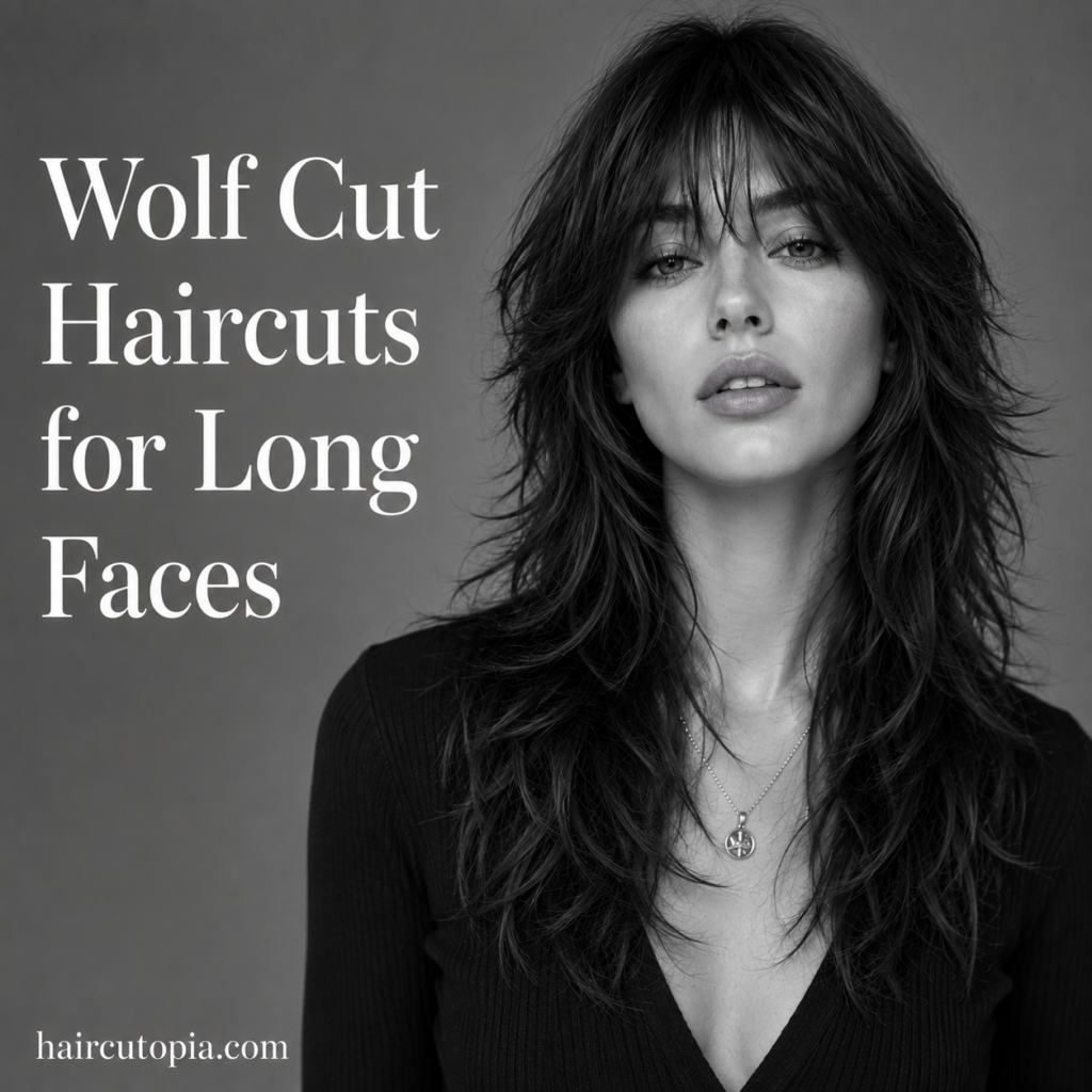 Wolf Cut Haircuts for Long Faces: 25 Flattering Styles That Create Beautiful Balance