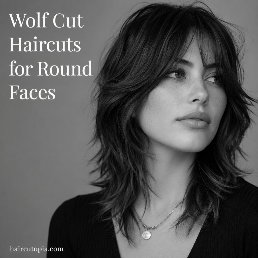 Wolf Cut Haircuts for Round Faces: 25 Flattering Ideas and Styling Tips