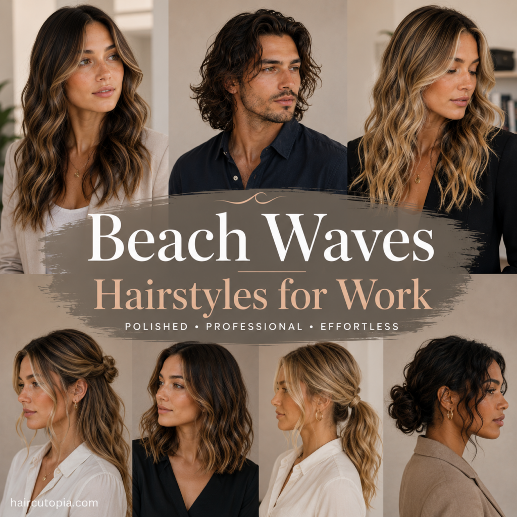 Beach Waves Hairstyles for Work: Polished, Professional Looks for the Office