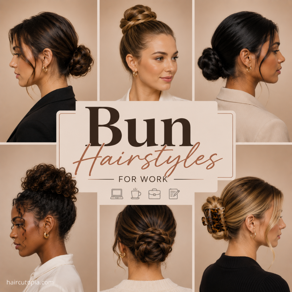 25 Bun Hairstyles for Work That Look Polished and Professional
