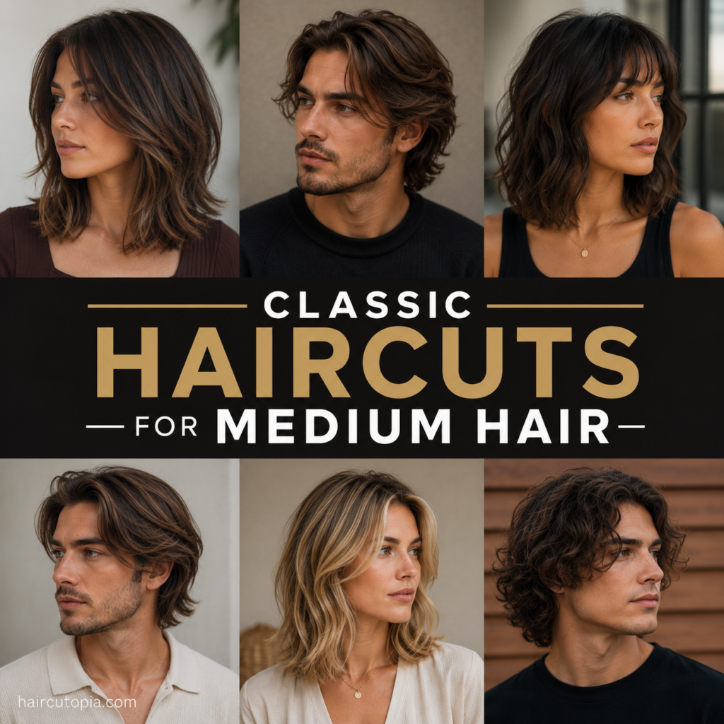 Classic Haircuts for Medium Hair