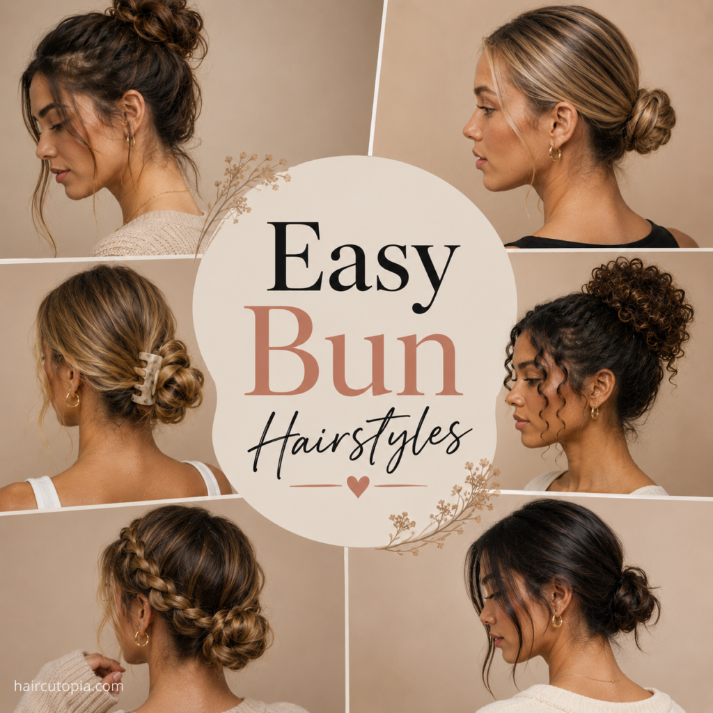 25 Easy Bun Hairstyles for Quick, Effortless Hair