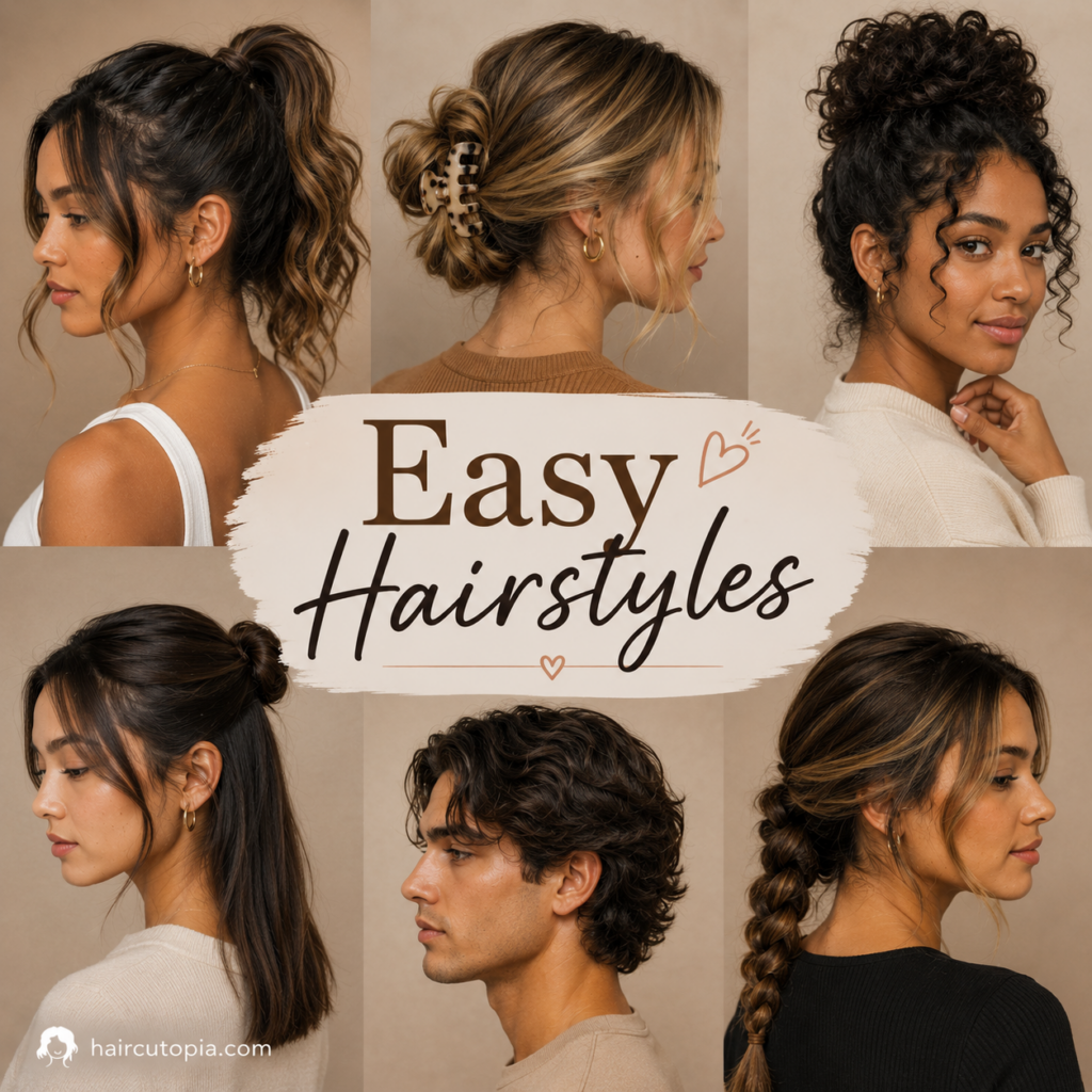 Easy Hairstyles: Simple Ideas for Every Hair Type and Length