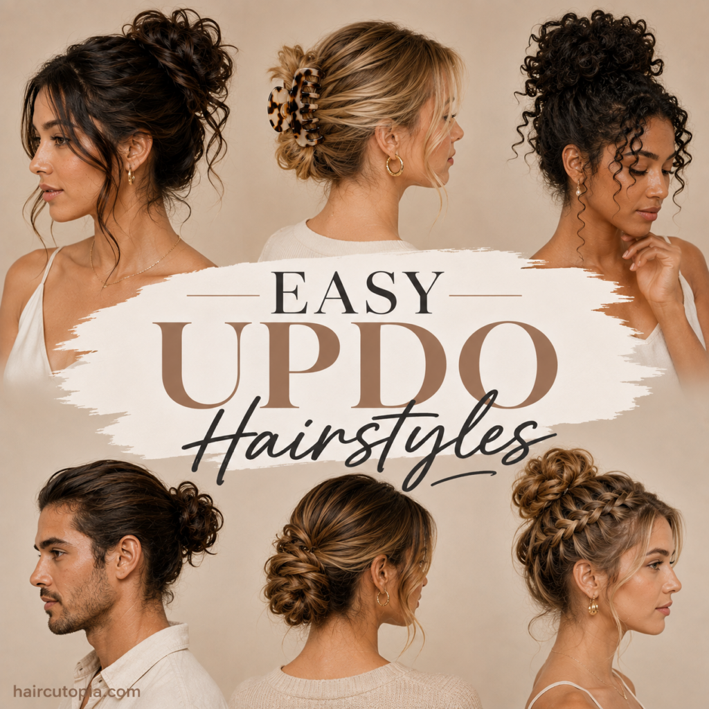 Easy Updo Hairstyles: 20 Simple Styles You Can Actually Do