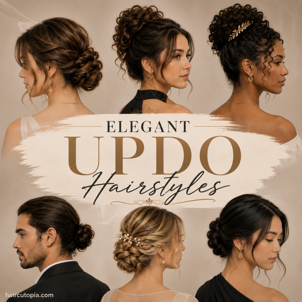 Elegant Updo Hairstyles: 20 Beautiful Ideas for a Polished Look