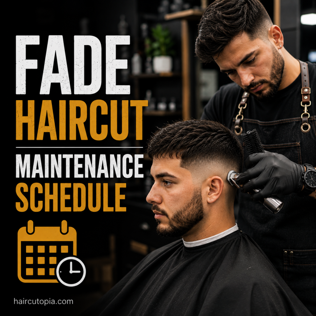 Fade Haircut Maintenance Schedule