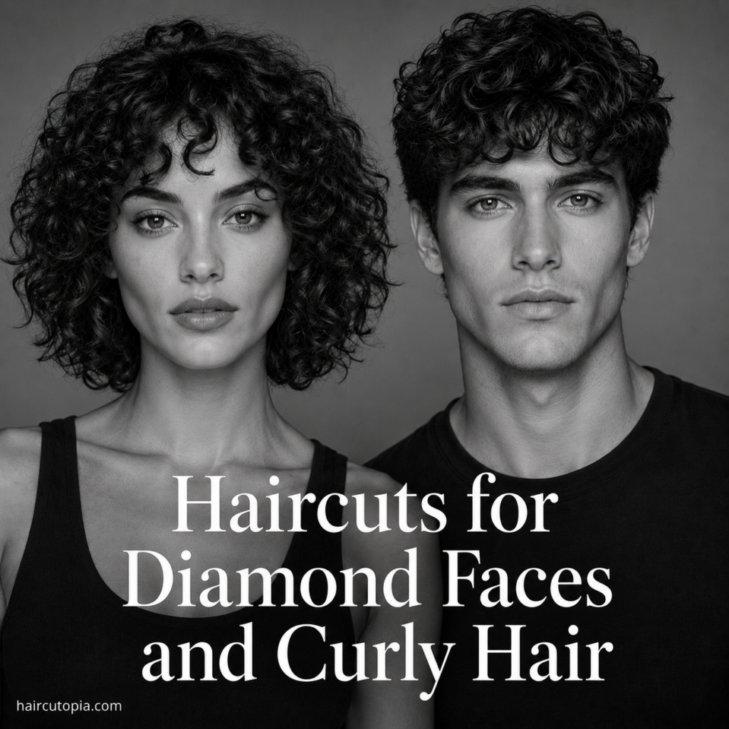 Haircuts for Diamond Faces and Curly Hair: The Best Styles to Embrace Your Natural Texture