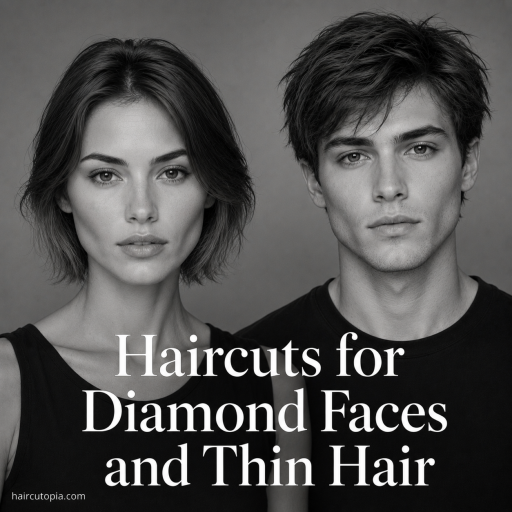 Haircuts for Diamond Faces and Thin Hair: The Best Styles for Fuller, Balanced Hair