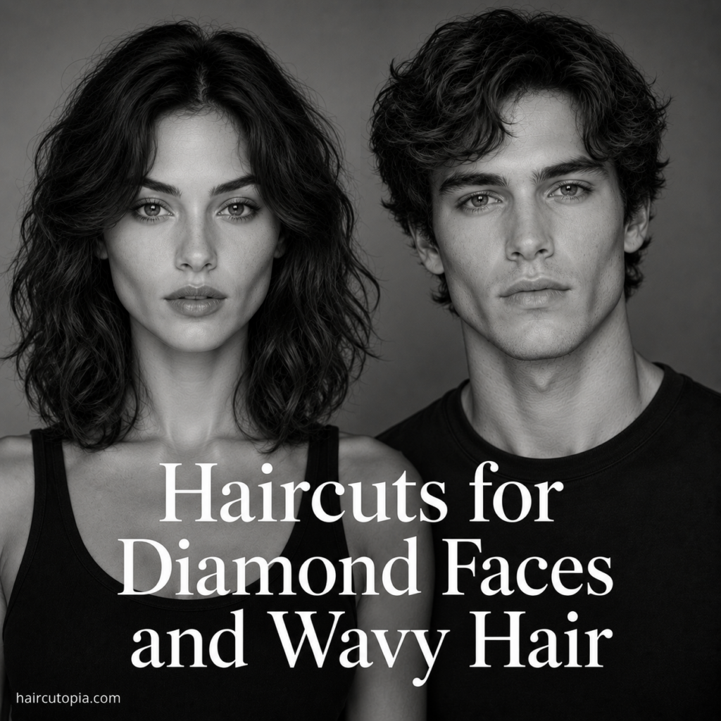Haircuts for Diamond Faces and Wavy Hair: The Most Flattering Styles for Effortless Movement
