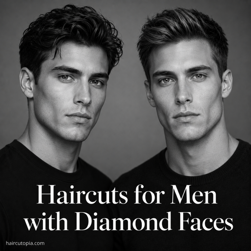 Haircuts for Men with Diamond Faces: The Best Styles to Complement Your Features