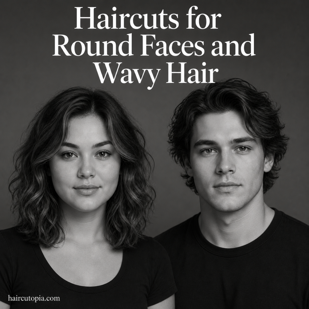 Haircuts for Round Faces and Wavy Hair: 35 Flattering Styles That Enhance Natural Texture