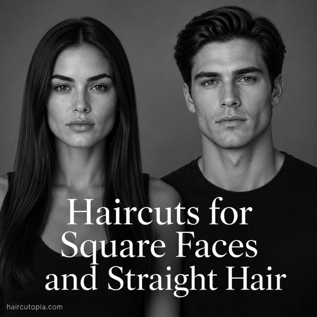 Haircuts for Square Faces and Straight Hair: 25 Sleek Styles That Flatter Strong Features