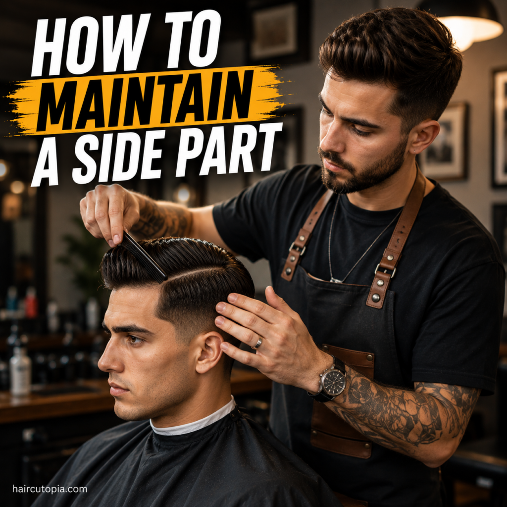 How to Maintain a Side Part