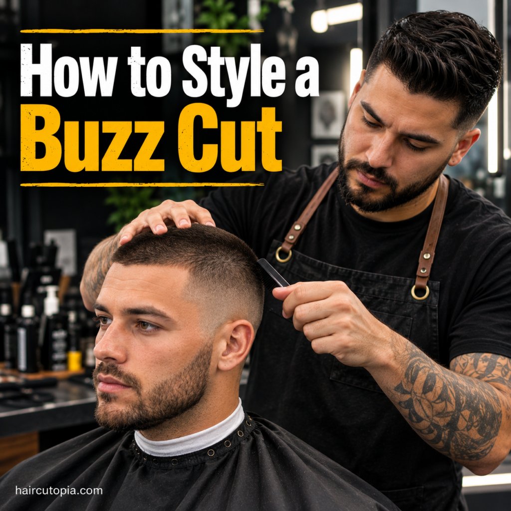 How to Style a Buzz Cut