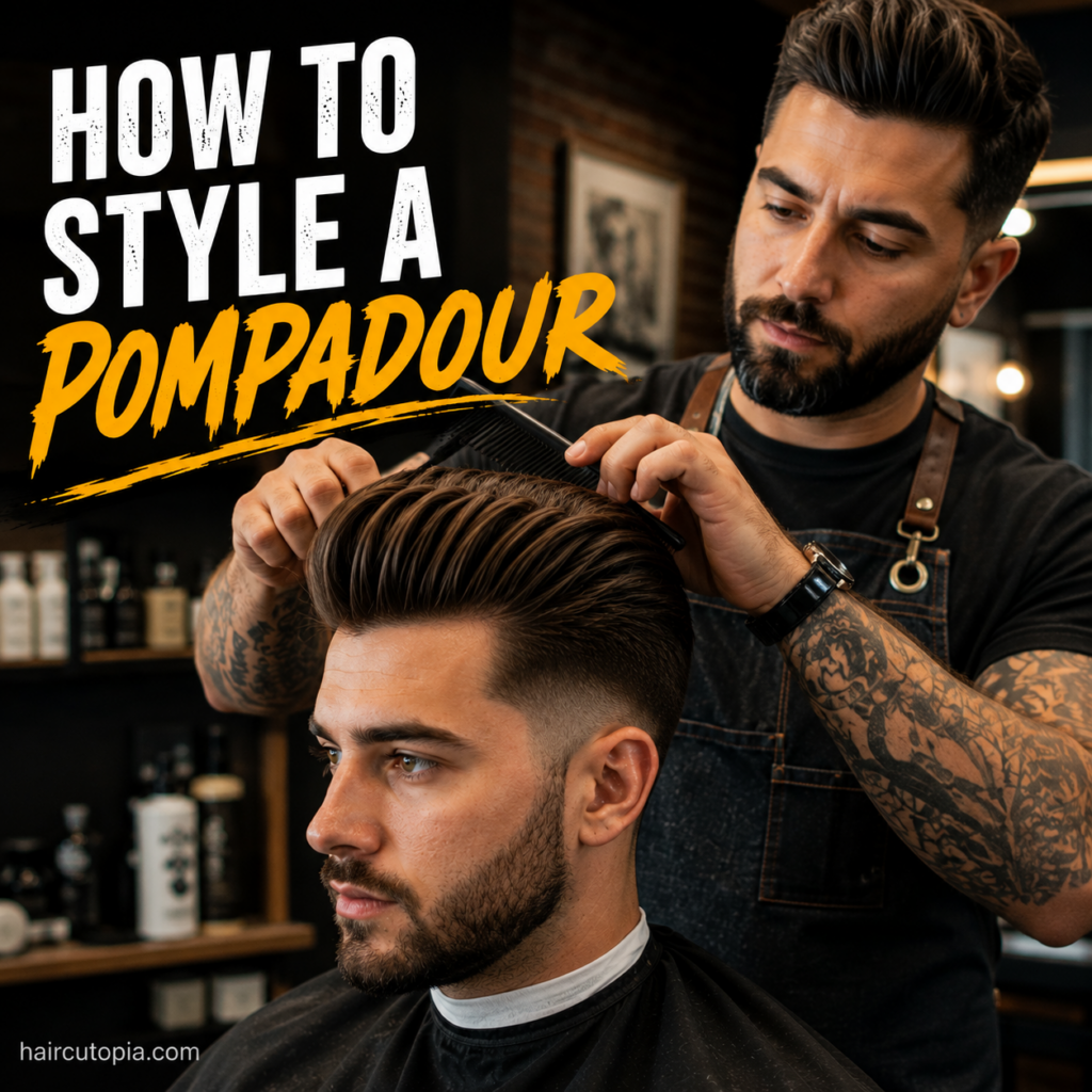 How to Style a Pompadour
