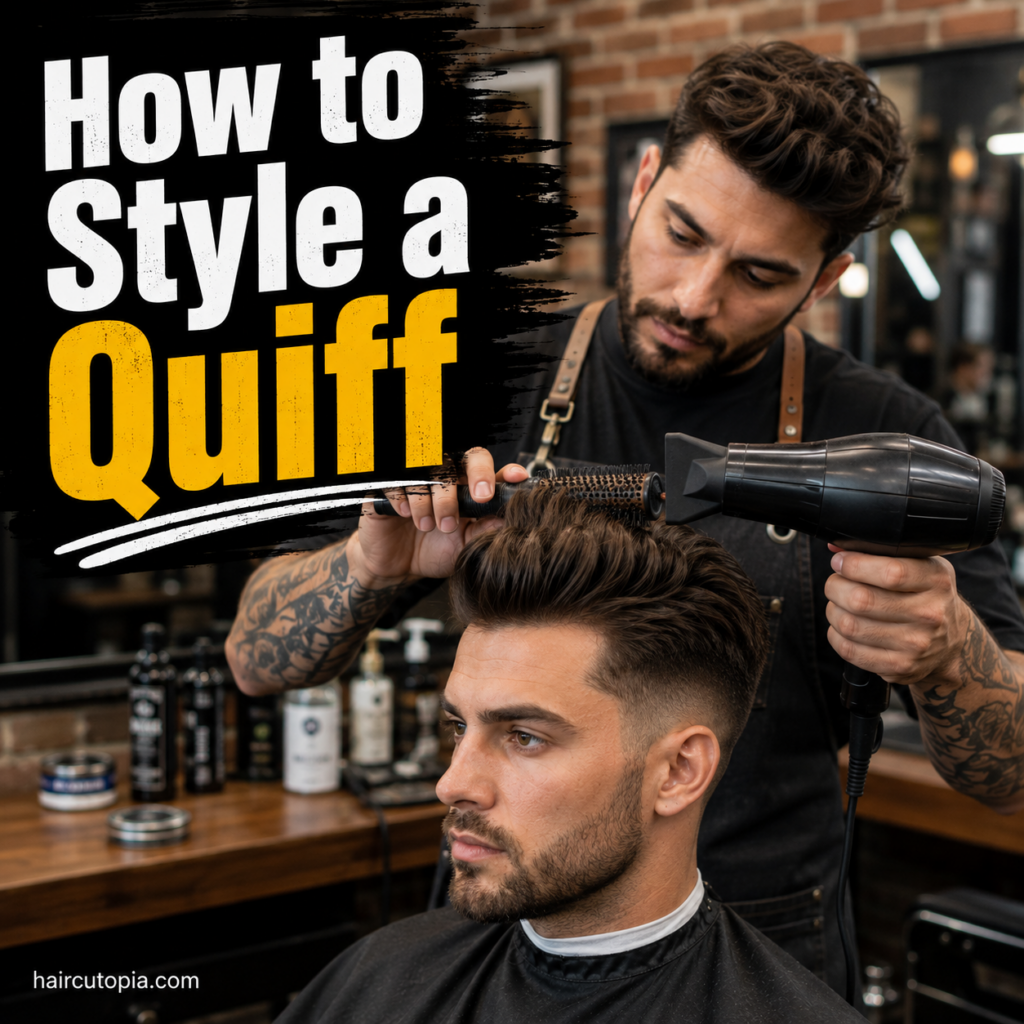 How to Style a Quiff