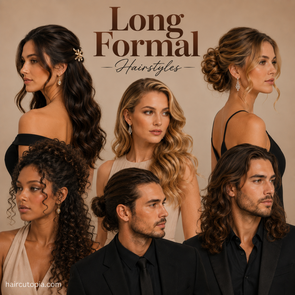 Long Formal Hairstyles: 25 Elegant Ideas for Special Occasions