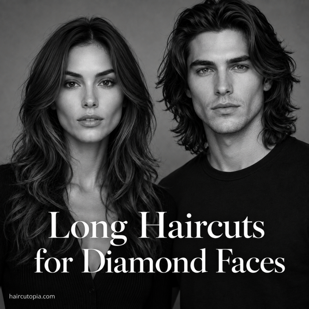 Long Haircuts for Diamond Faces: The Most Flattering Styles to Complement Your Features
