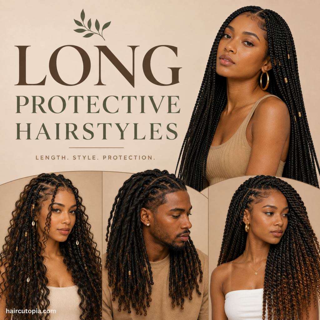 Long Protective Hairstyles: Beautiful Braids, Twists, Locs, and More