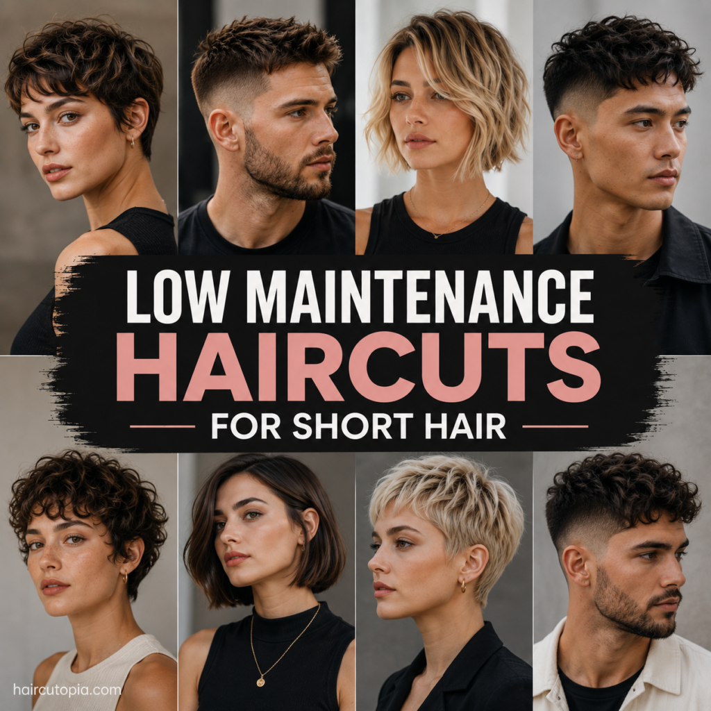 Low Maintenance Haircuts for Short Hair
