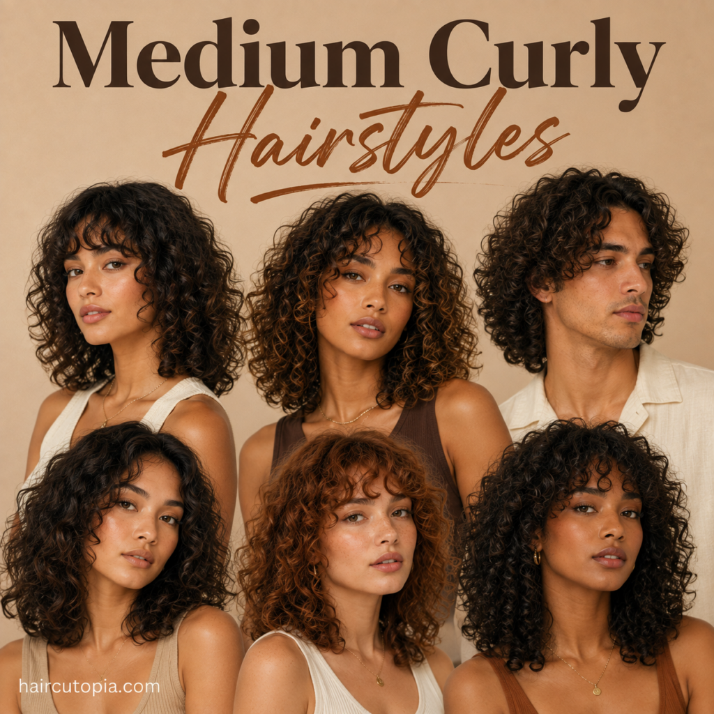 Medium Curly Hairstyles: 18 Flattering Ideas for Natural Curls