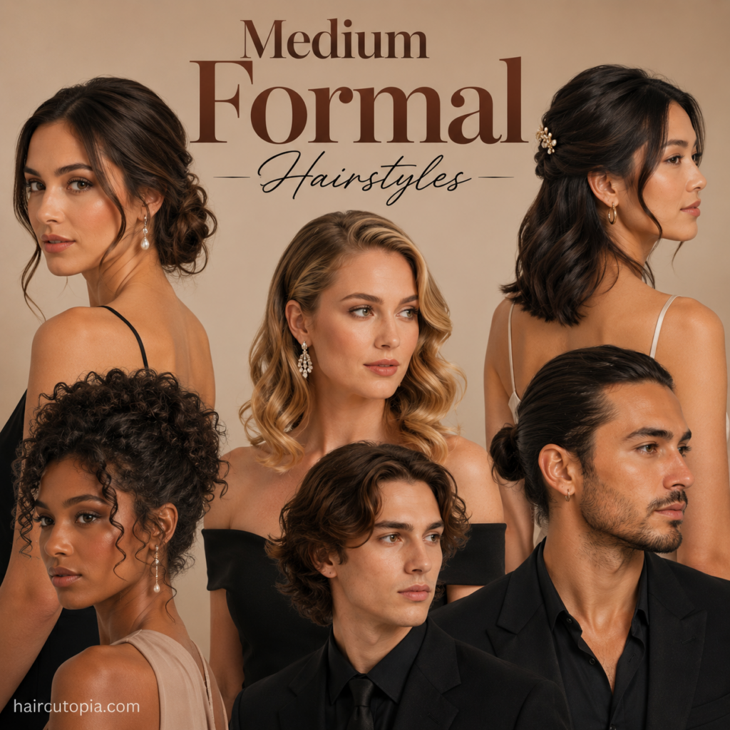 Medium Formal Hairstyles: 25 Elegant Ideas for Special Occasions