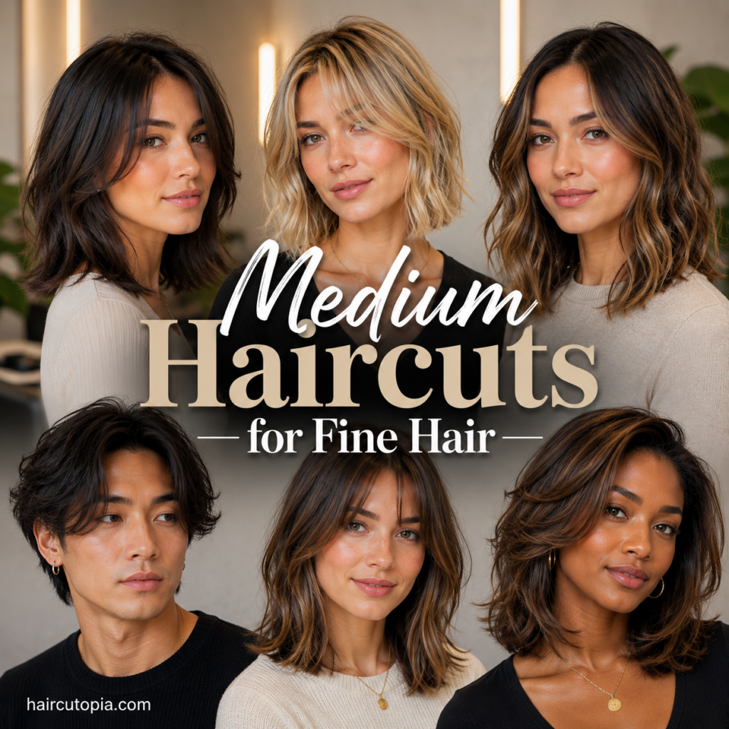 Medium Haircuts for Fine Hair: 16 Flattering Styles That Add Volume and Movement