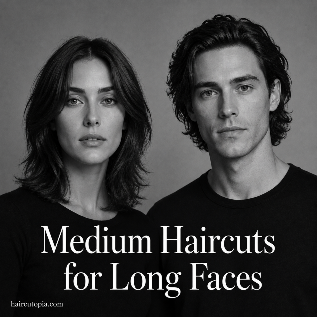 Medium Haircuts for Long Faces: 20 Flattering Styles That Create Perfect Balance