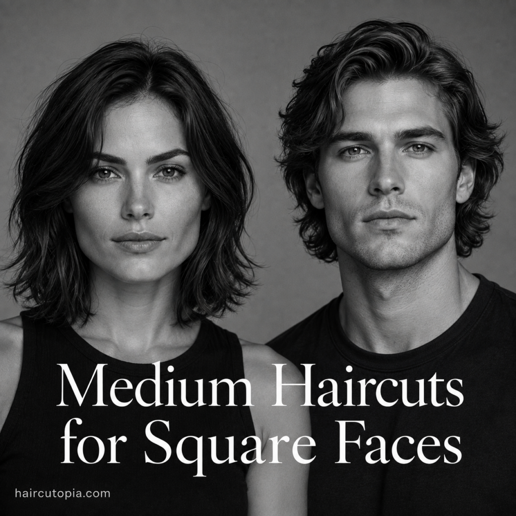 Medium Haircuts for Square Faces: 25 Flattering Styles That Balance Strong Features