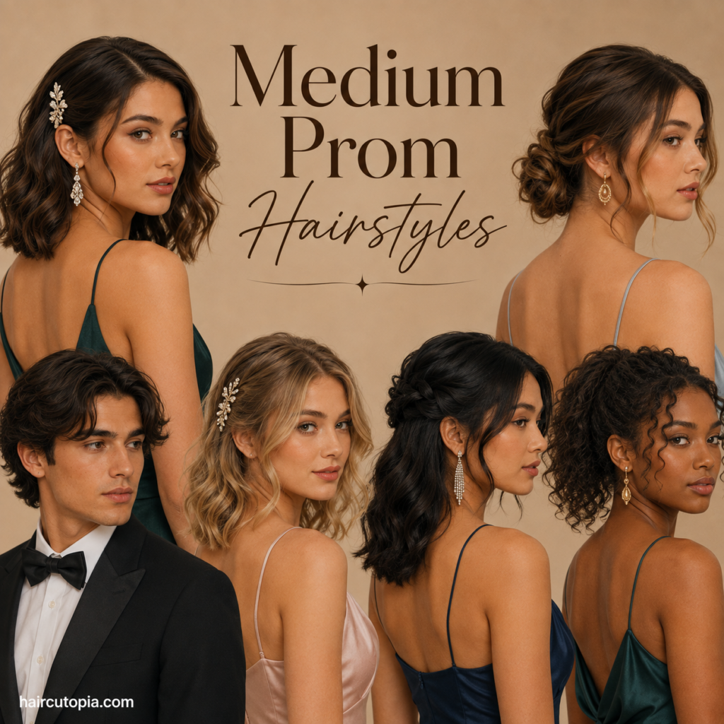 Medium Prom Hairstyles: Elegant Ideas for Prom Night