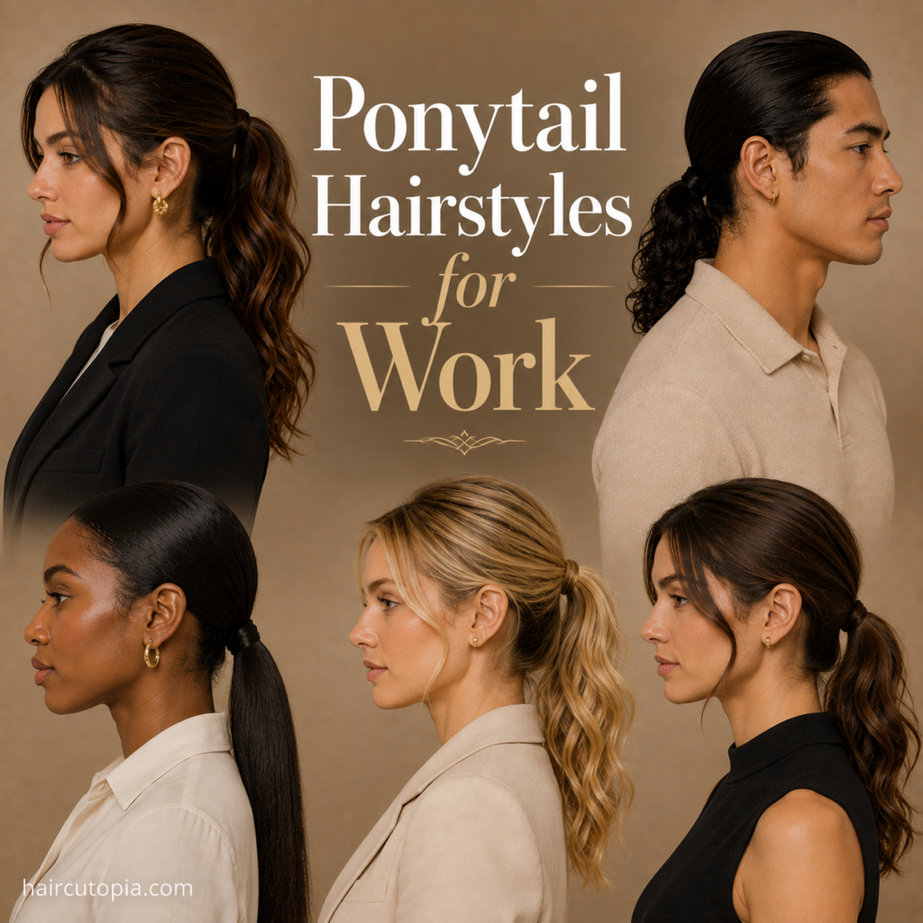 25 Ponytail Hairstyles for Work That Look Polished and Professional