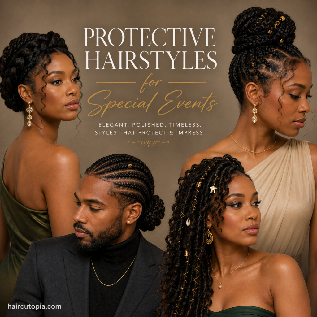 Protective Hairstyles for Special Events: Elegant Braids, Twists, Locs, and Updos