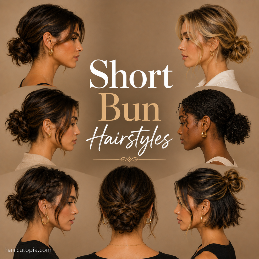 25 Short Bun Hairstyles for Easy, Stylish Hair