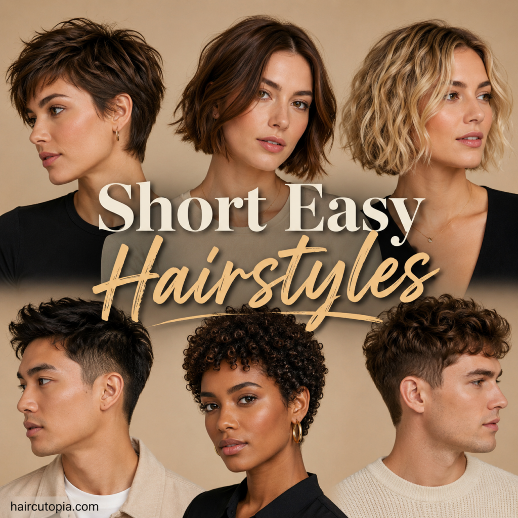 Short Easy Hairstyles: Simple Looks You Can Do in Minutes