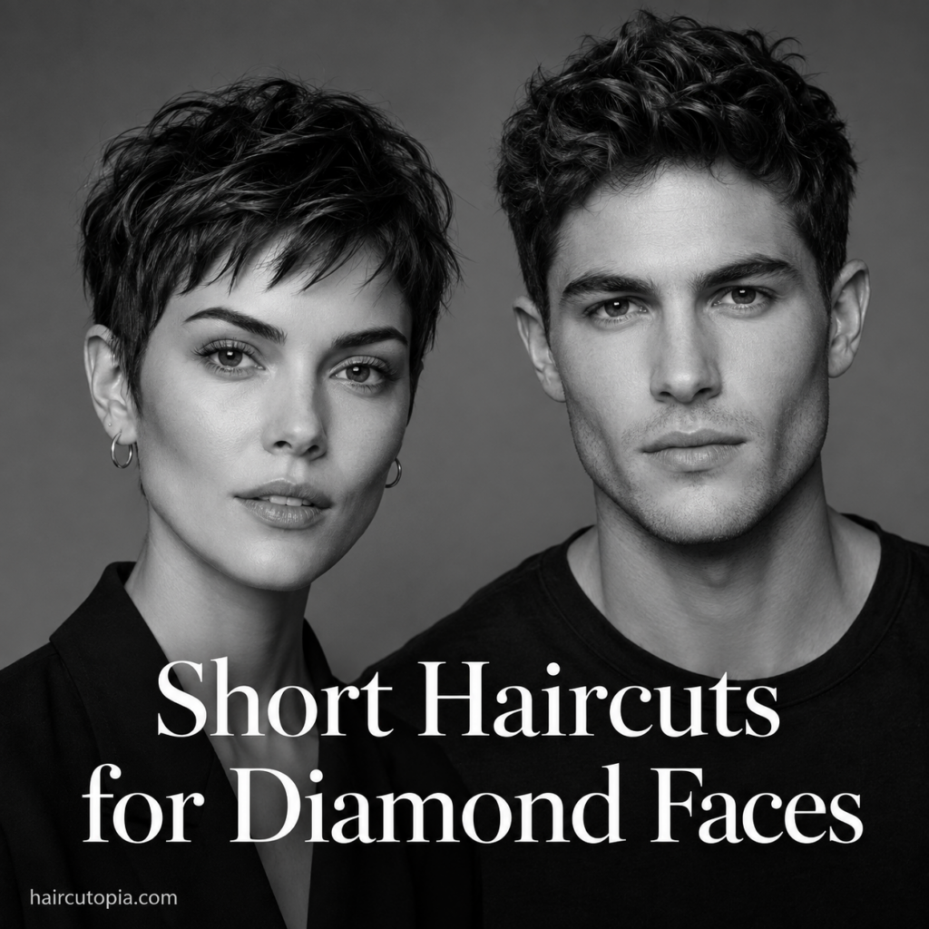 Short Haircuts for Diamond Faces: The Most Flattering Styles (and What to Avoid)
