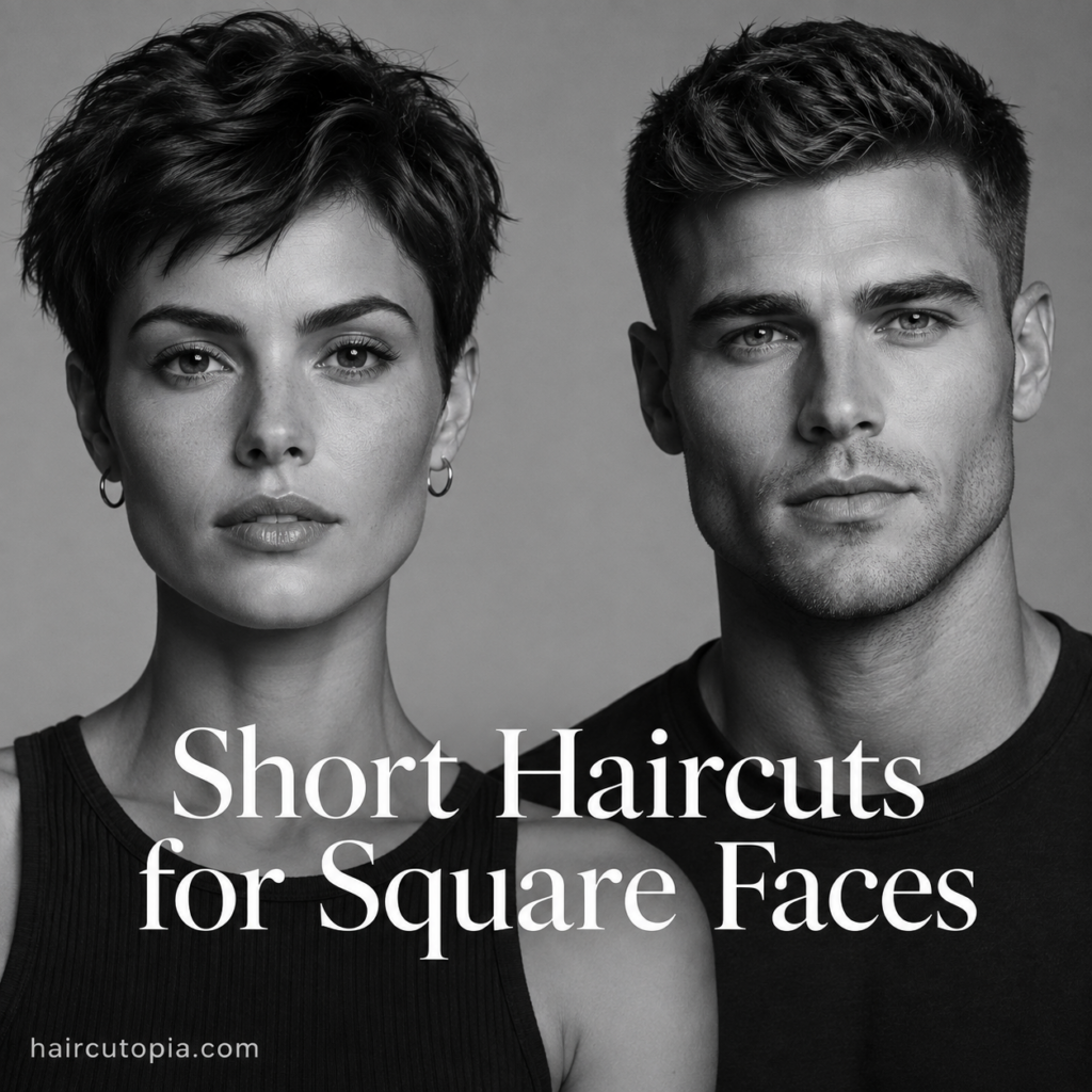 Short Haircuts for Square Faces: 25 Flattering Styles That Soften Strong Features