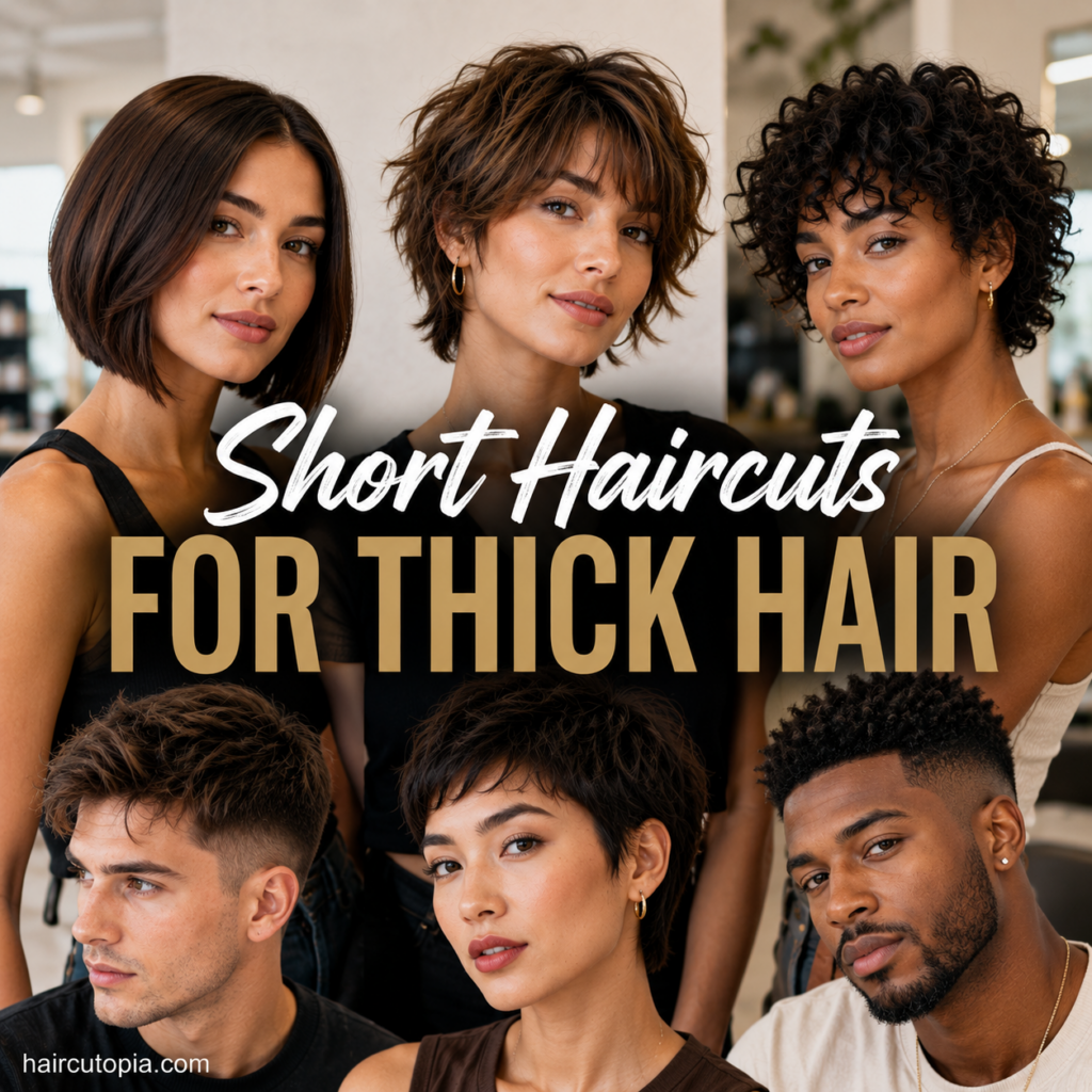 Short Haircuts for Thick Hair: 25 Stylish Ideas & Expert Tips