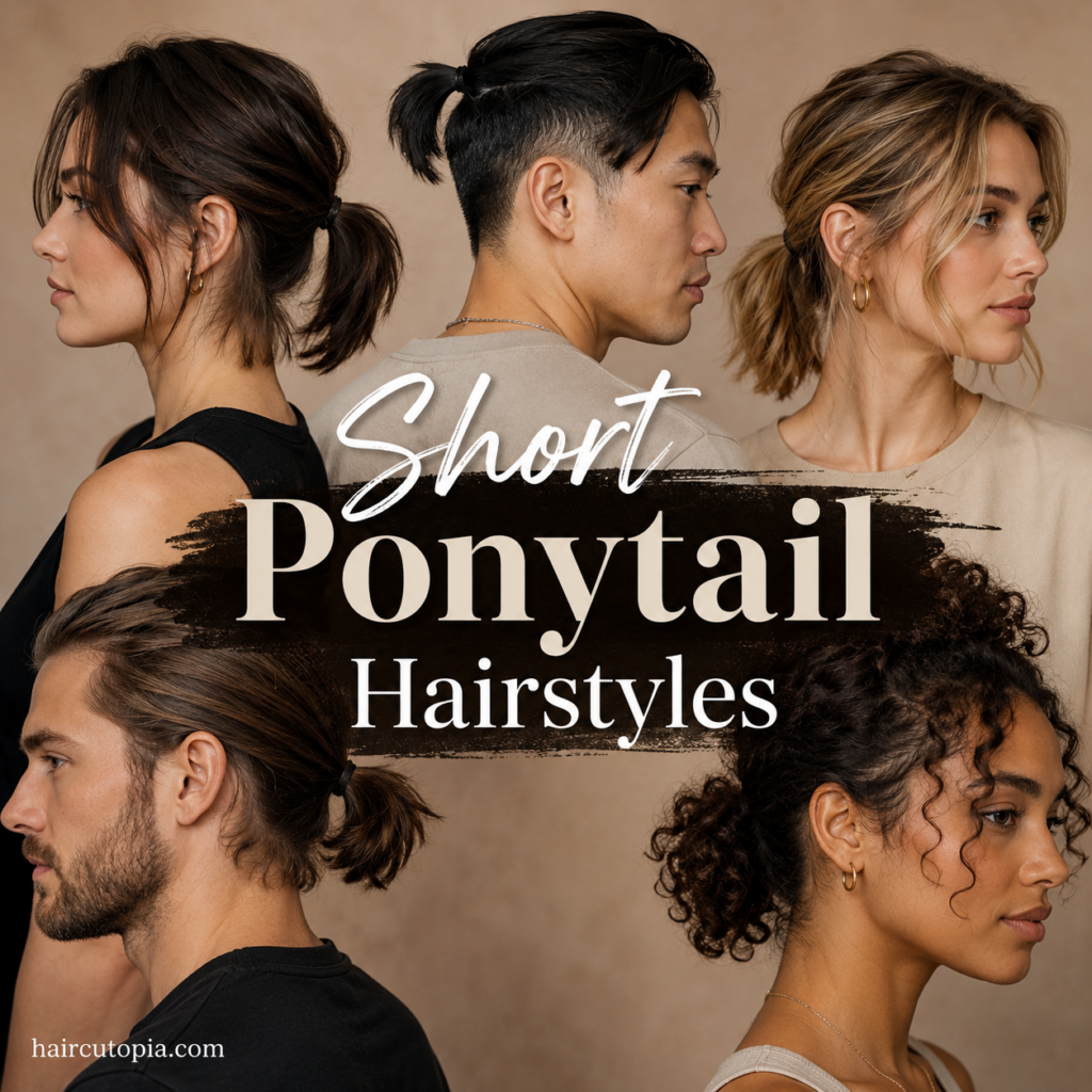 Short Ponytail Hairstyles: 20 Easy and Stylish Ideas for Short Hair